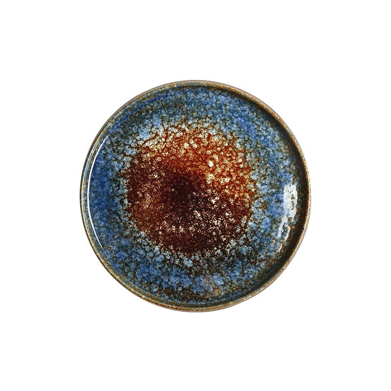Assiette japonaise en céramique "Hi to kōri" – Image 5