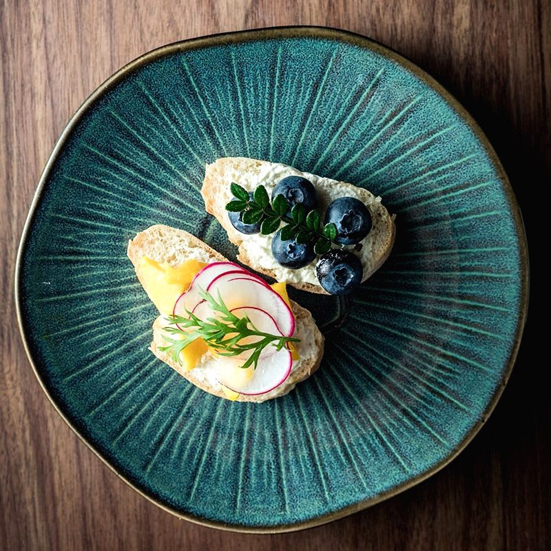 Assiette japonaise en céramique "Nikkō" – Image 6