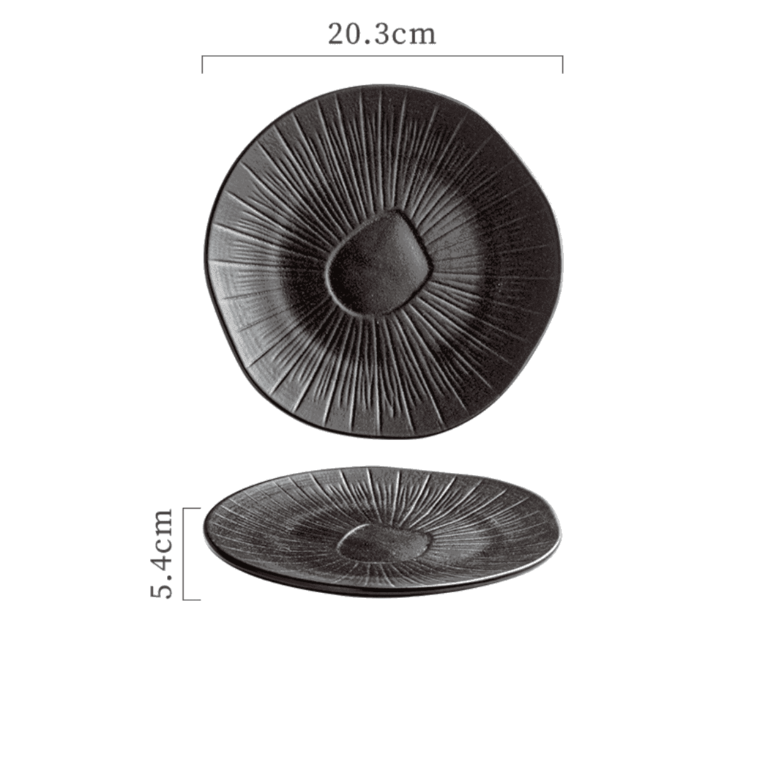 Assiette japonaise en céramique "Nikkō" – Image 3