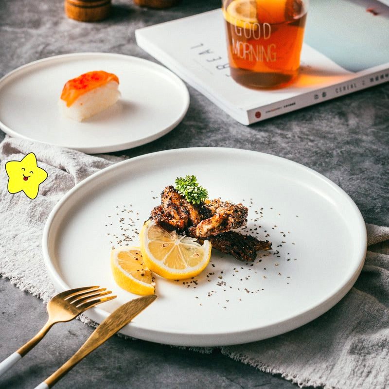 Assiette japonaise en céramique "Okawa" – Image 12