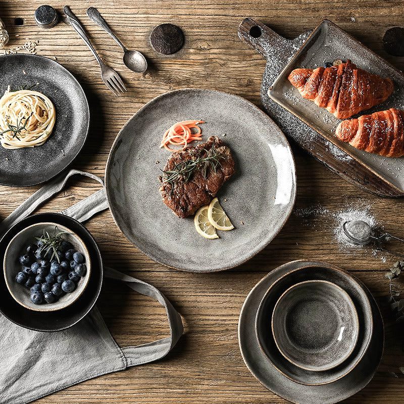 Assiette japonaise en céramique « Kobo » – Image 8