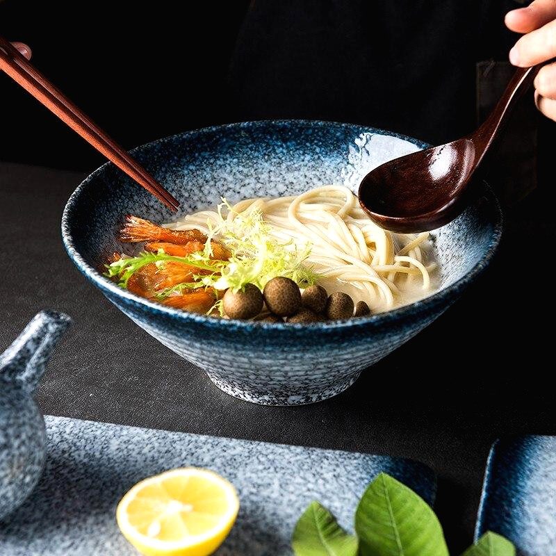 Grand bol à ramen en céramique « Wakisaga » – Image 6
