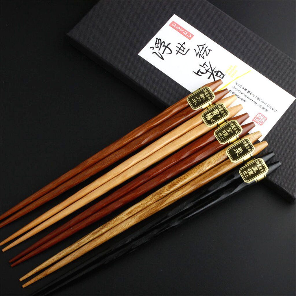 Coffret 5 baguettes collection « Kitakyushu » motif bois naturel – Image 5