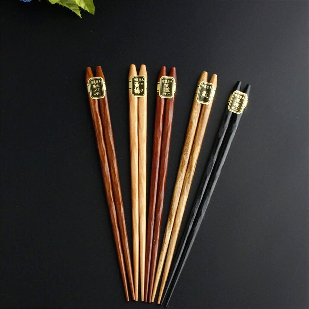 Coffret 5 baguettes collection « Kitakyushu » motif bois naturel – Image 4