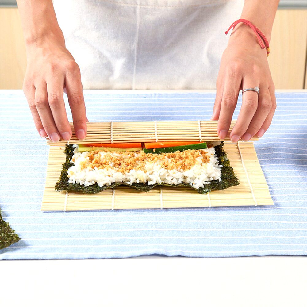 Natte à Sushi en bambou naturel – Image 4