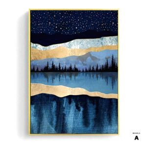 Affiche japonaise - « Clair de lune sur la mer »
