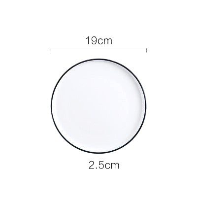 Assiette japonaise en céramique "Okawa" – Image 6