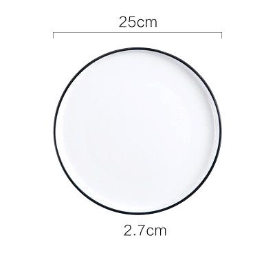 Assiette japonaise en céramique "Okawa" – Image 4